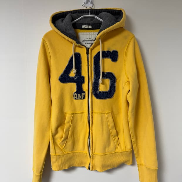 M) 아베크롬비 옐로우 후드집업