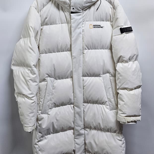 내셔널지오그래픽 덕다운롱패딩 L