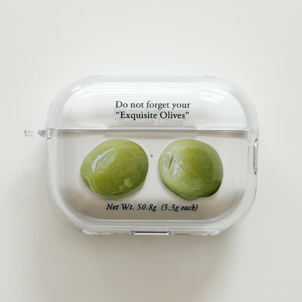 [새상품] TEA 에어팟 케이스 프로 2세대 Olive Pods 