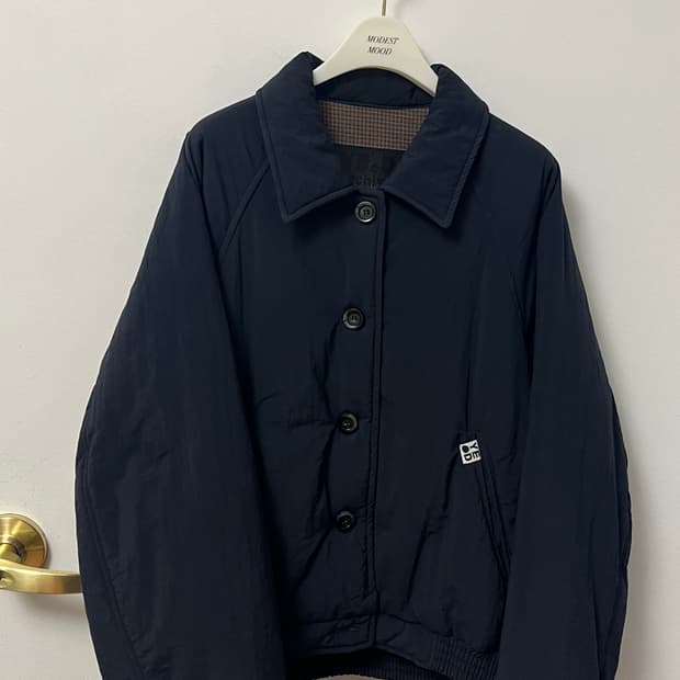 예디아카이브 bomber padding jumper navy 구버전