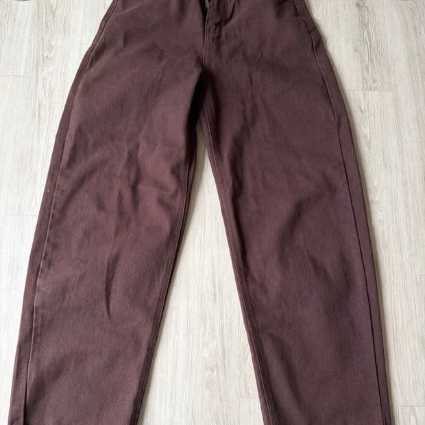 커브드 데님팬츠