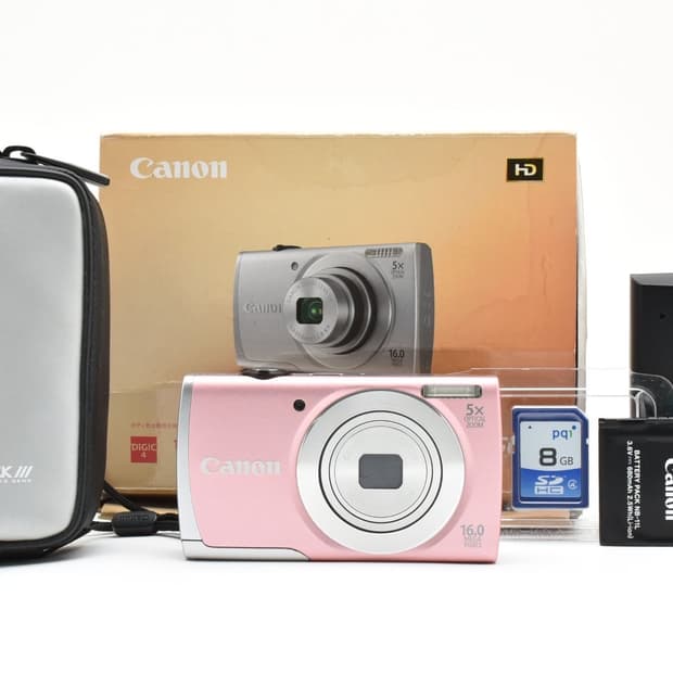 초희귀💞 민트급 캐논 파워샷 A2600 핑크디카 풀박스