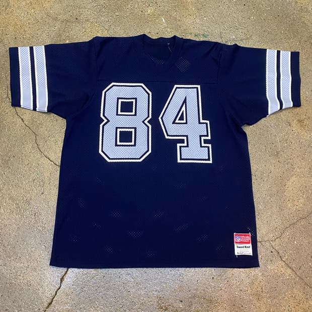 미국빈티지 미첼앤네스 NFL 댈러스 카우보이스 반팔 저지 유니폼