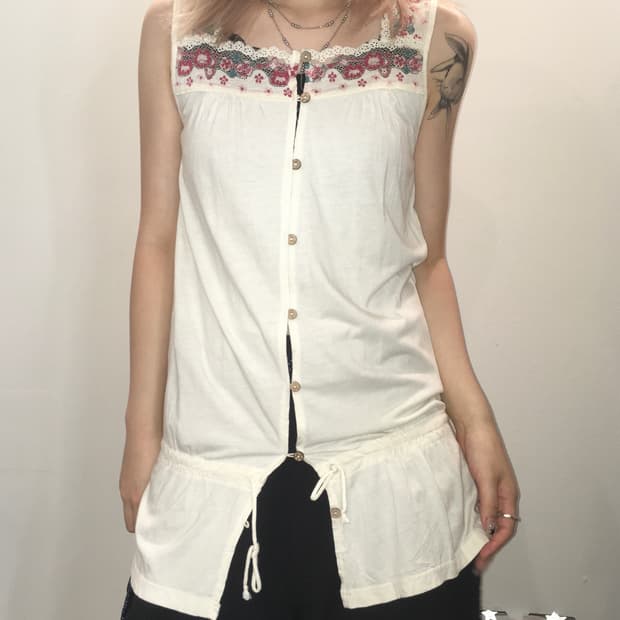 jpn vintage hachi lace sleeveless