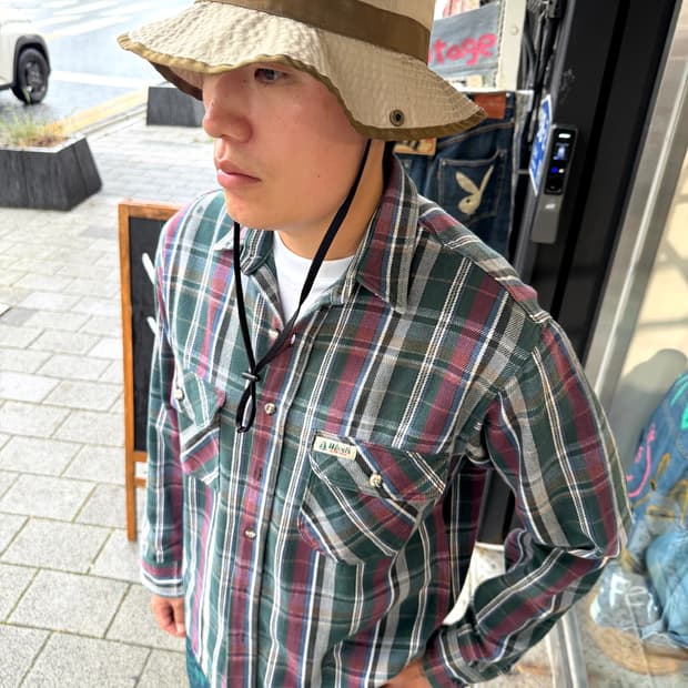 90s Woods Plaid Shirt (Made In U.S.A)