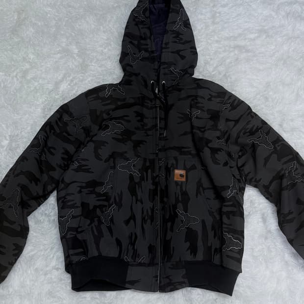 칼하트 카모 워크자켓