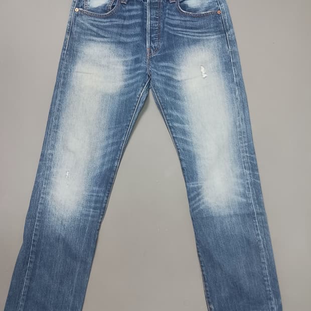 [32] 리바이스 501 빈티지워싱 오리지널 스트레이트진 청바지