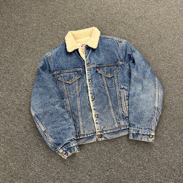 80s 리바이스 셰르파 트러커 데님자켓