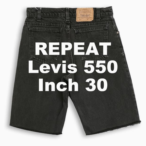 빈티지 리바이스 550 컷팅 숏츠 90sUSA 30인치 OR5503241