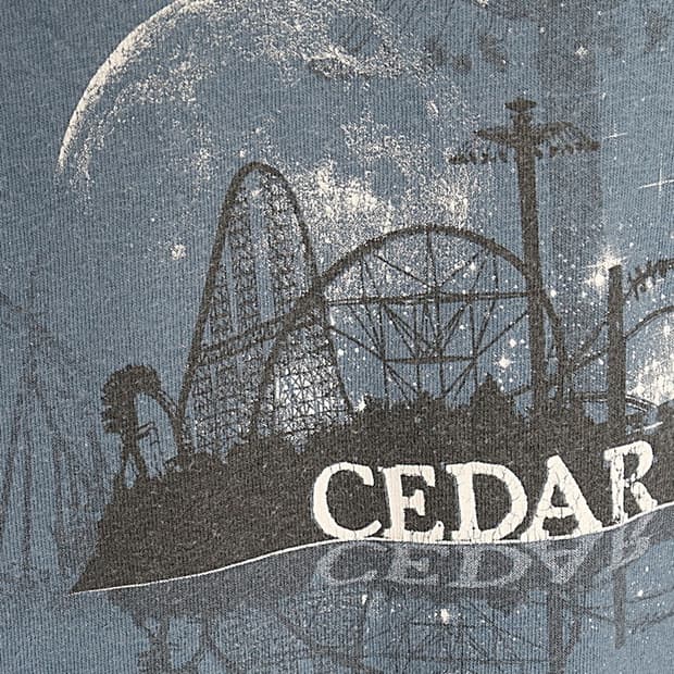 90's Cedar fair Print T-Shirts