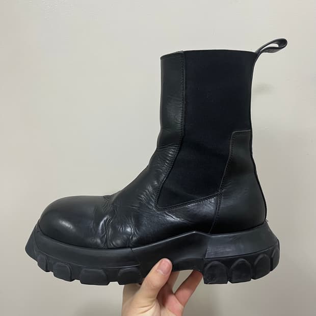 Rick Owens Bozo Beatle Tractor Boots 41