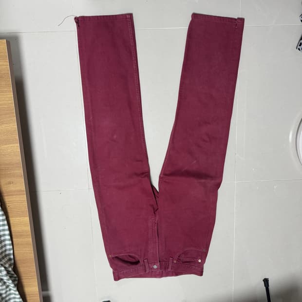 리바이스 501 usa 레드32/34