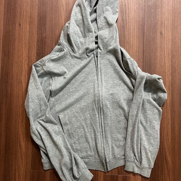 머듈 후드집업 그레이 (2)