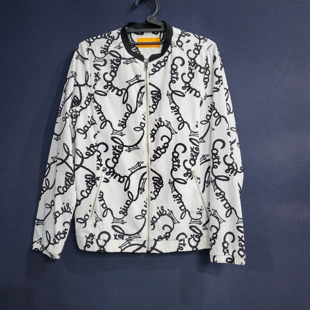 루이까스텔 시어서커 블루종 자켓