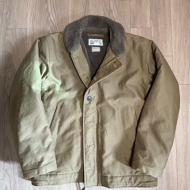 브론슨 n-1 덱자켓 샘플 38사이즈