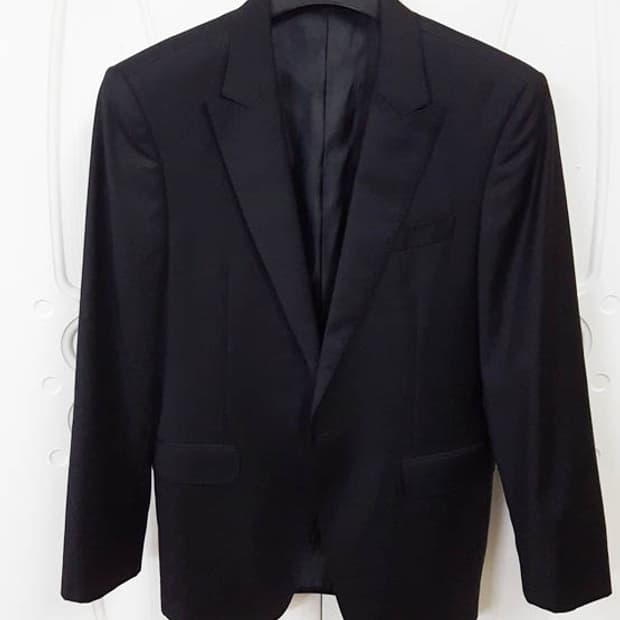 솔리드옴므 남성 피크드 싱글 자켓 블랙 M