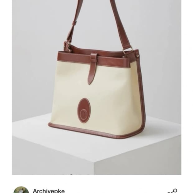 새상품) 아카이브앱크 캔버스 사각백