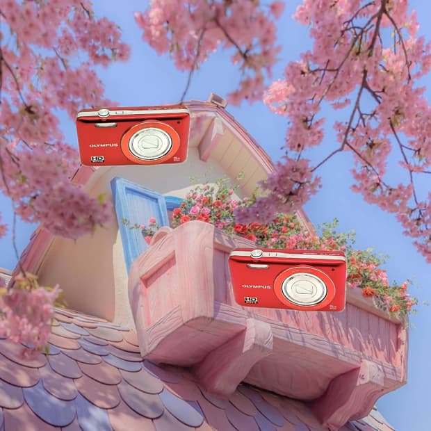 소프트포커스&희귀!) Olympus VG-120 디카 카메라