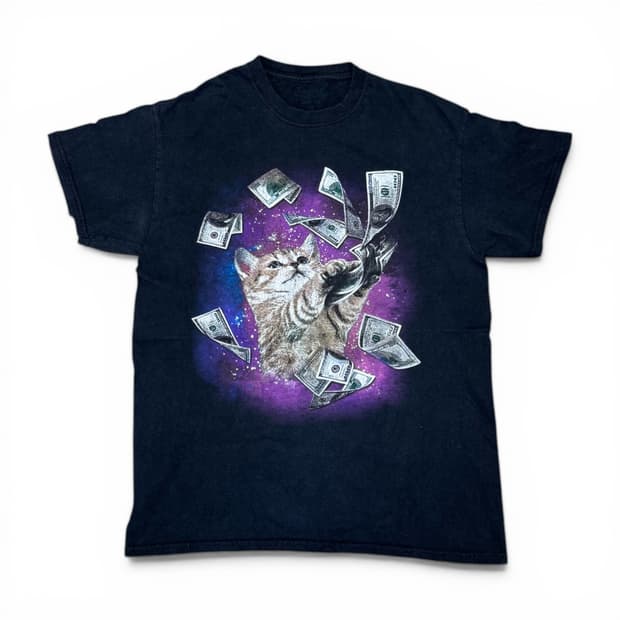 리치캣 그래픽프린팅 티셔츠