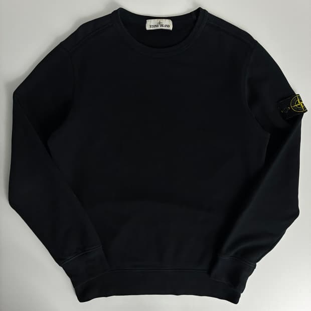 Stone island 스톤 아일랜드 블랙 와펜 맨투맨