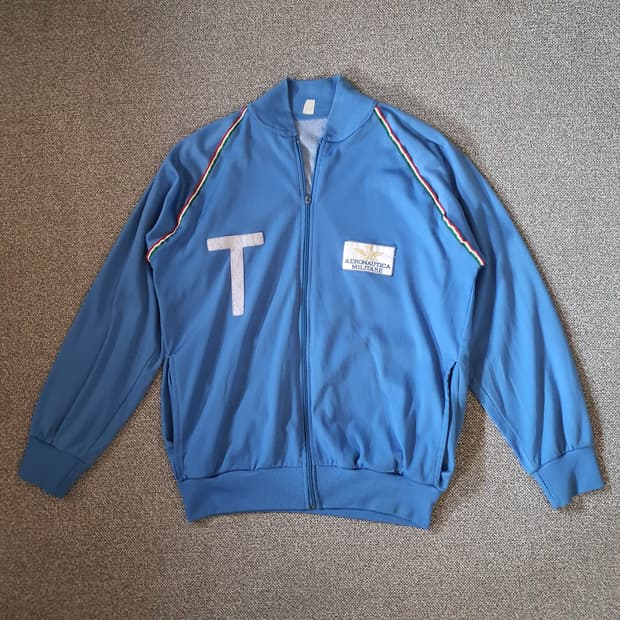 90s 이탈리아 공군 트렉탑 져지 no.76