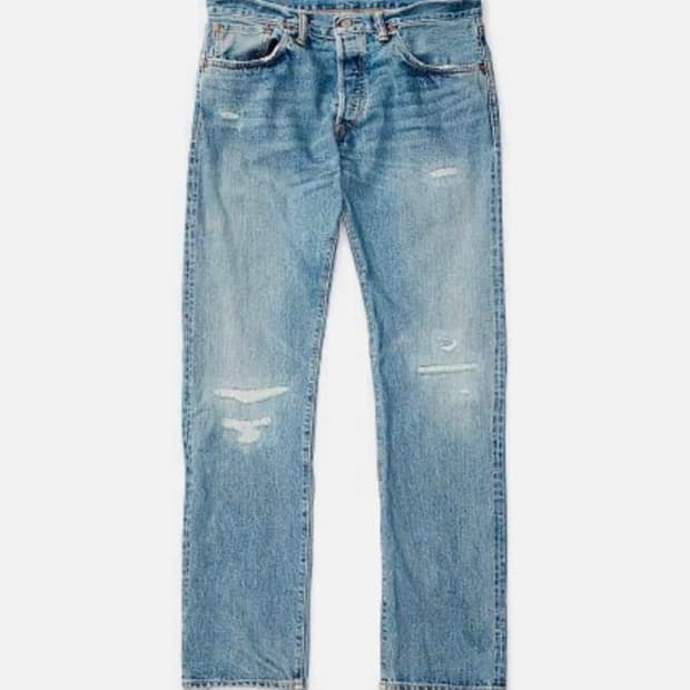 RRL 더블알엘 로우 스트레이트 셀비지 스프링데일 33x32