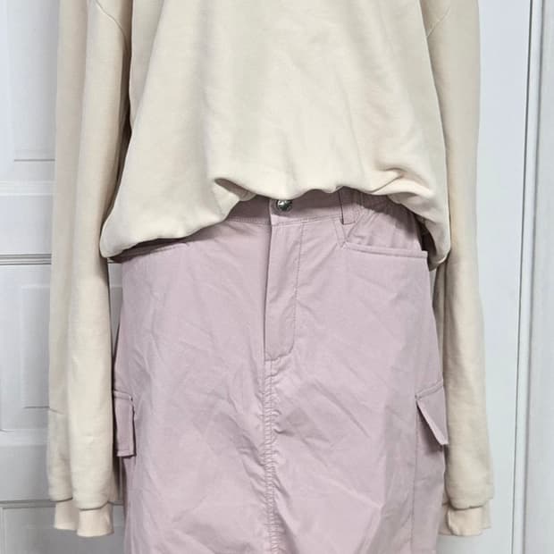 모이아 맨투맨/노스페이스 카고스커트