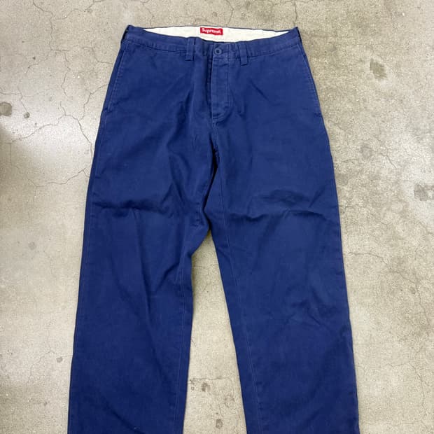 Supreme Chino Pants Light Navy - 23SS