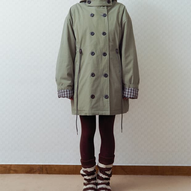 오피쉬 clobutton 자켓 카키색 구해용