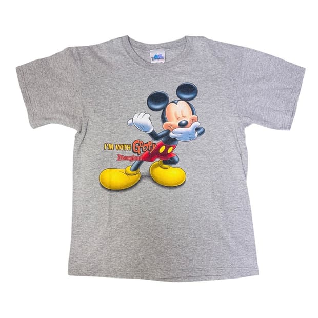 빈티지 00s 디즈니 미키마우스 MICKEYMOUSE IM WITH GO