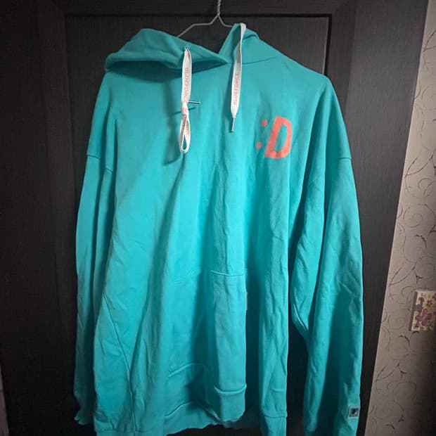 민트 미쿠 코어 후드티