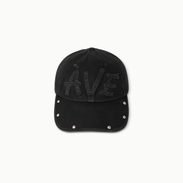 아비에무아 아플리케 빈티지 리벳 캡 새상품