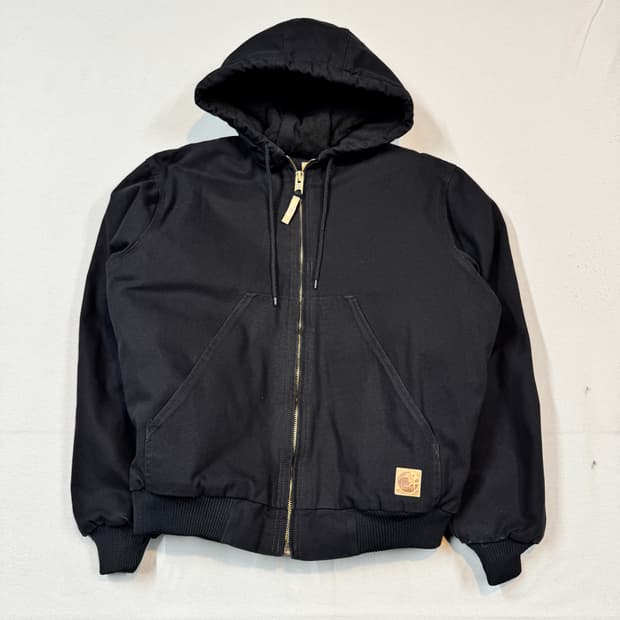 M) BERNE USA 빈티지 워크웨어 액티브 후드집업 자켓