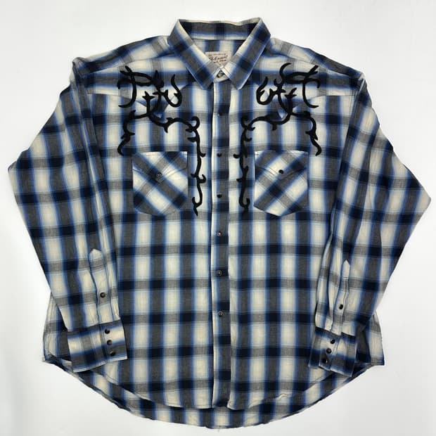 Rockmount Ranchwear 웨스턴 자수 디테일 셔츠