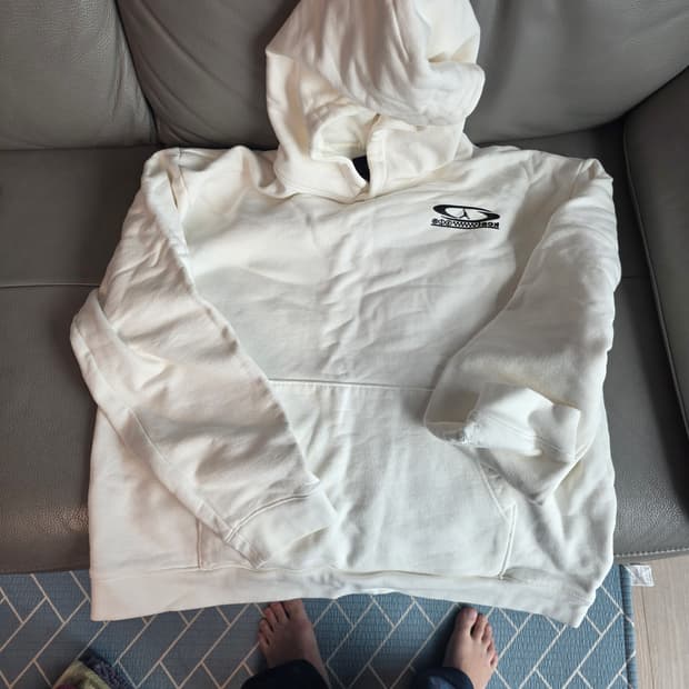 스캇후드 화이트 M 택포 9만