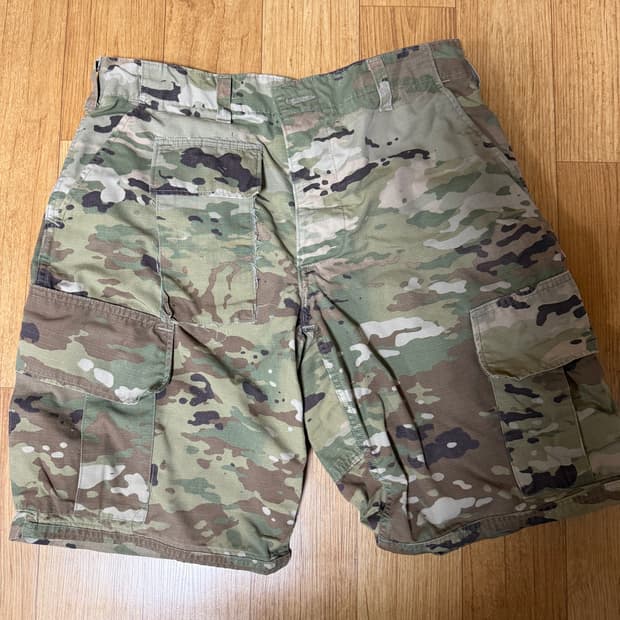 미군밀리터리 멀티캠 숏팬츠(M)