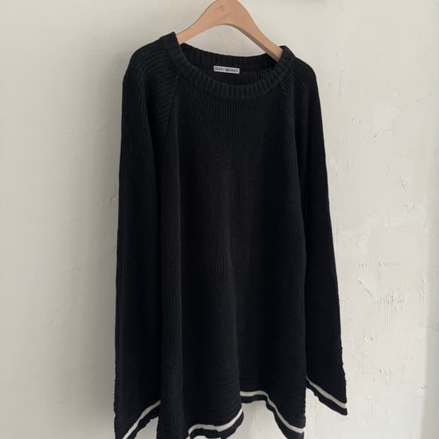 Issey Miyake 이세이미야케 90s 블랙 니트