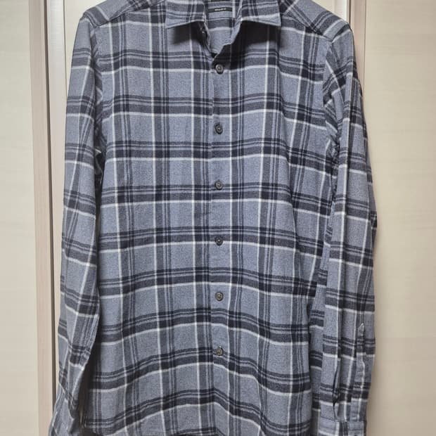 휴고보스 체크 셔츠 체크남방 S (100) 남성