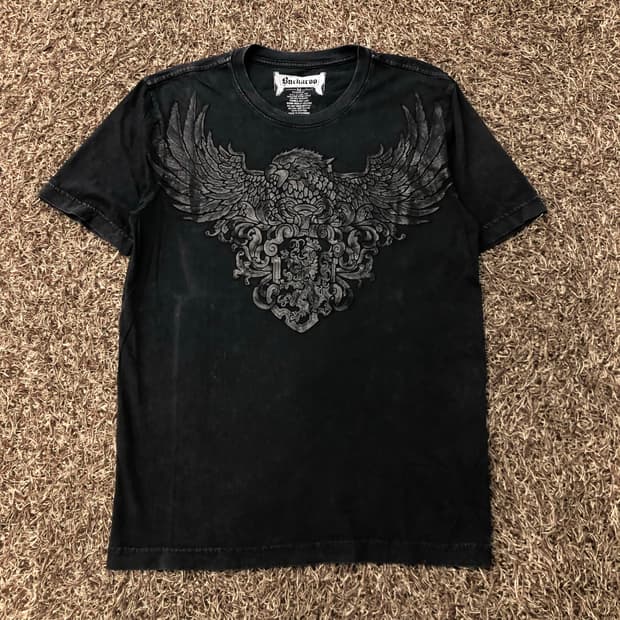 버커루 Y2K 오리엔탈 펑크 티셔츠