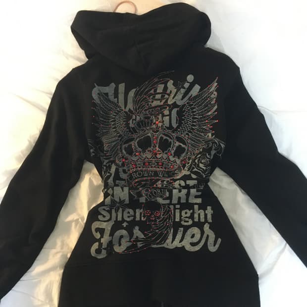 shop502큐빈티지개대장펑크날개후드집업