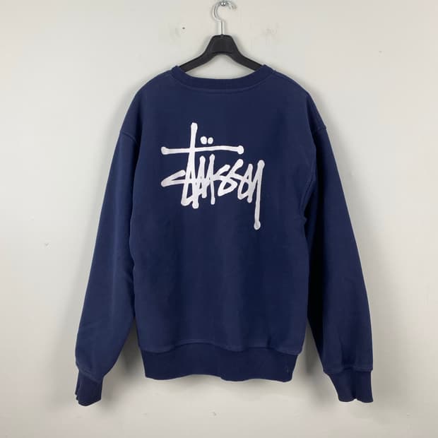 스투시 stussy 베이직 크루 스웻셔츠 맨투맨 M <460>