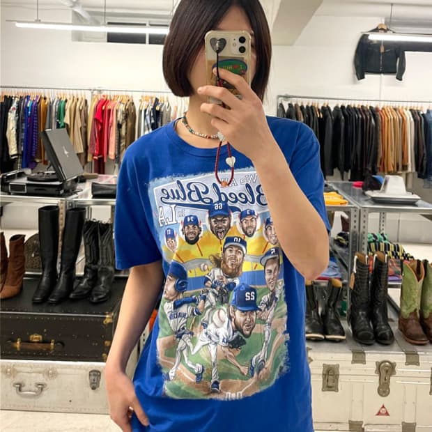 빈티지 LA 다저스 티셔츠