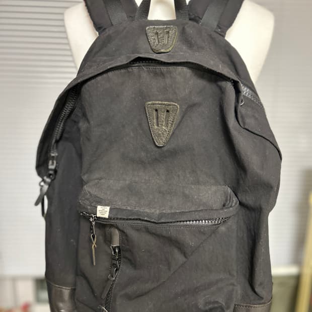 VISVIM 올드비즈빔 라미나리아 레더믹스 럭색 백팩 스누피커