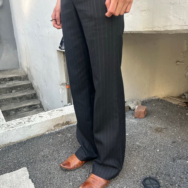 나인식스뉴욕 스트라이프 슬랙스