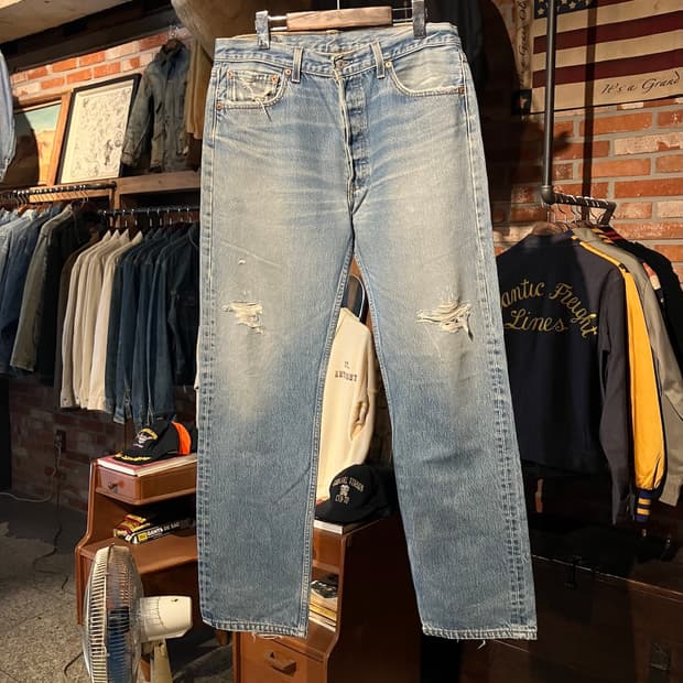 00s USA 빈티지 리바이스 501 데님 팬츠