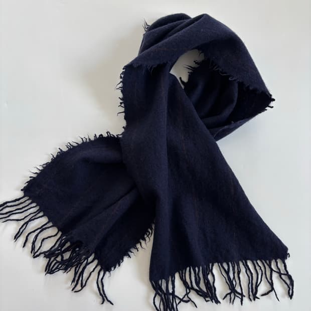 Y’s 요지야마모토 네이비 머플러 