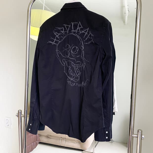 디젤 웨스턴 자수 셔츠