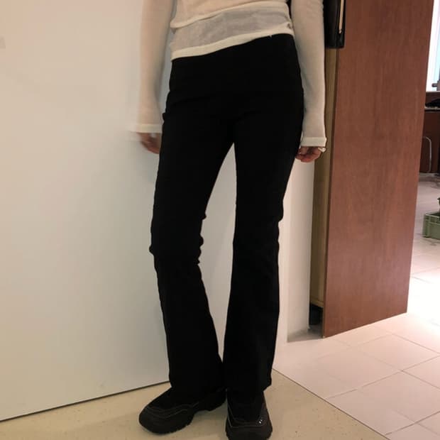 캐주얼 부츠컷 팬츠 새상품