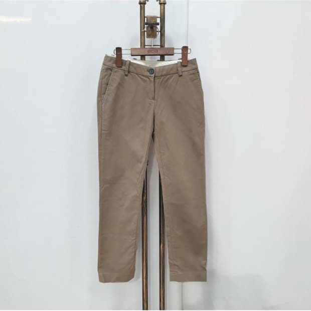 라코스테 슬림핏 코튼팬츠 면바지 25