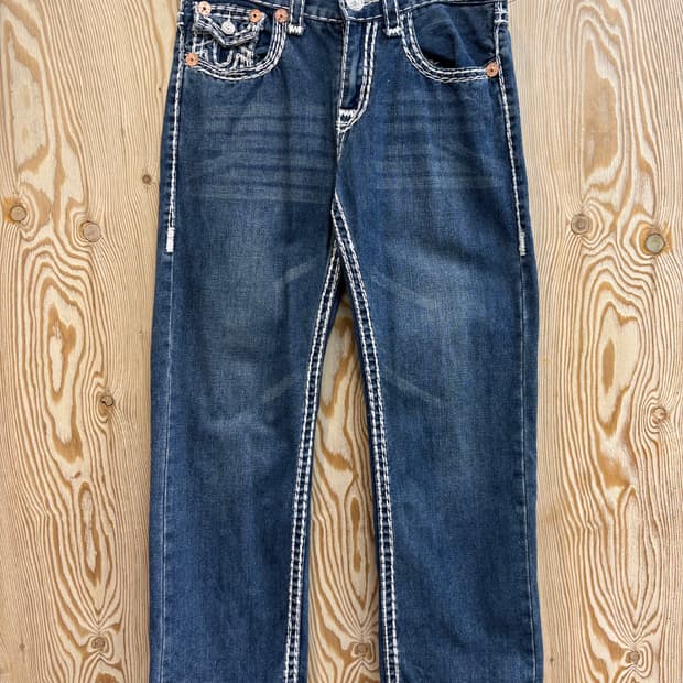 트루릴리젼 빌리 슈퍼 T 데님 팬츠